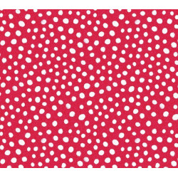 Baumwolle - Pixie Patch Tupfen rot